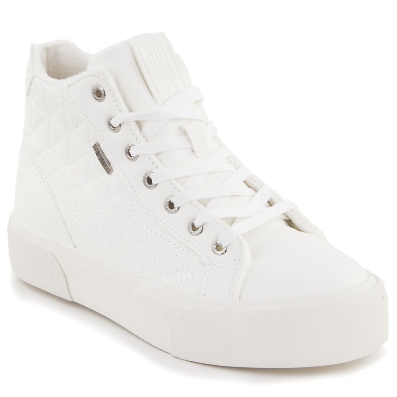 Quilted warm sneakers white Big Star OO274A479