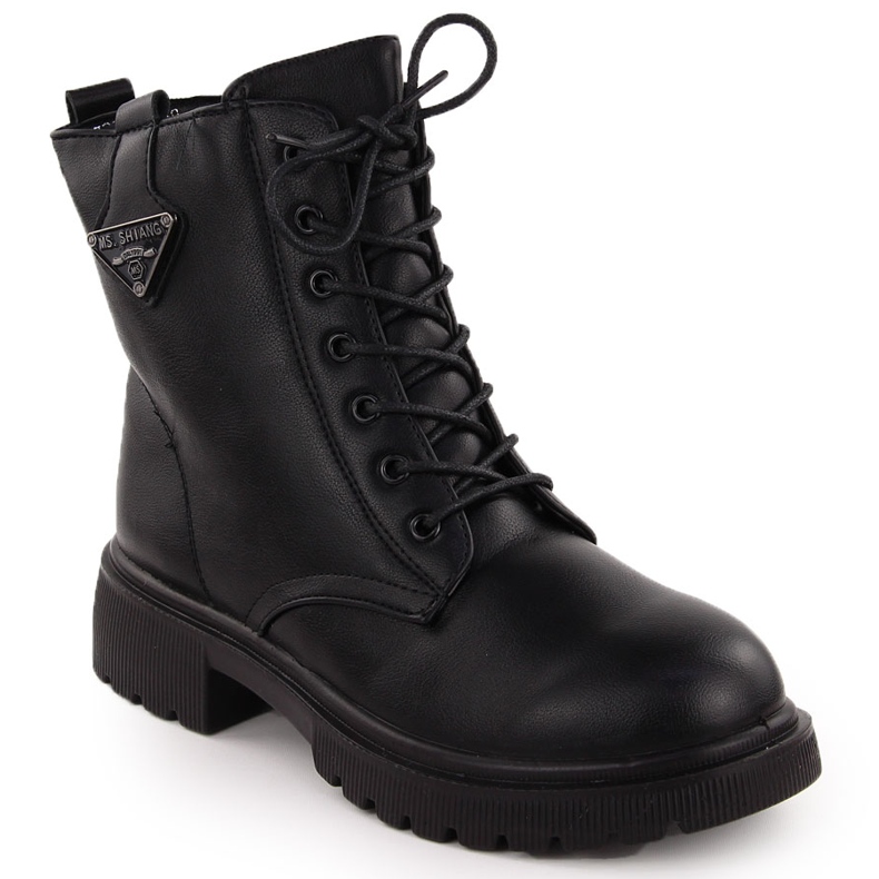 Women's black trapper boots T.Sokolski Z23-132