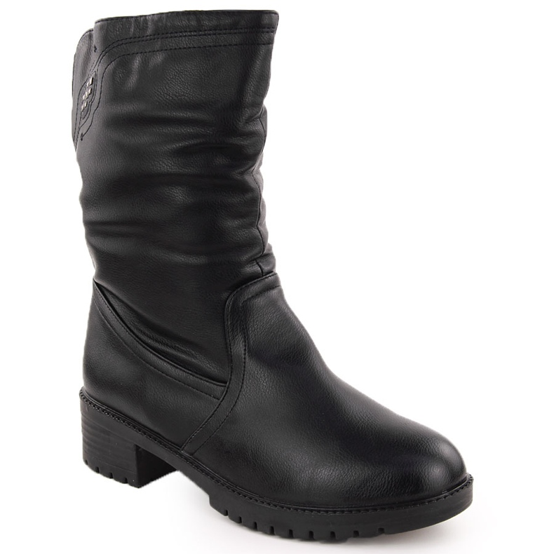 Women's insulated high boots black Filo Donna Z24-43