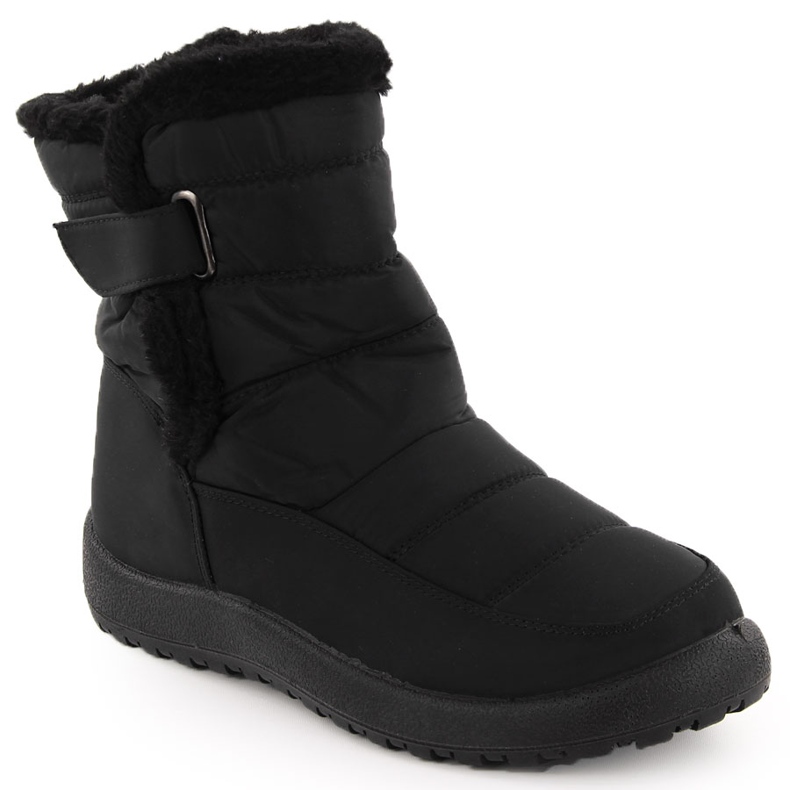 Women's snow boots with fur black Filo Donna Z24-50
