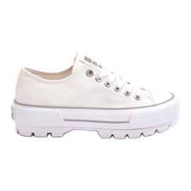 Fabric Platform Sneakers Big Star LL274150 White