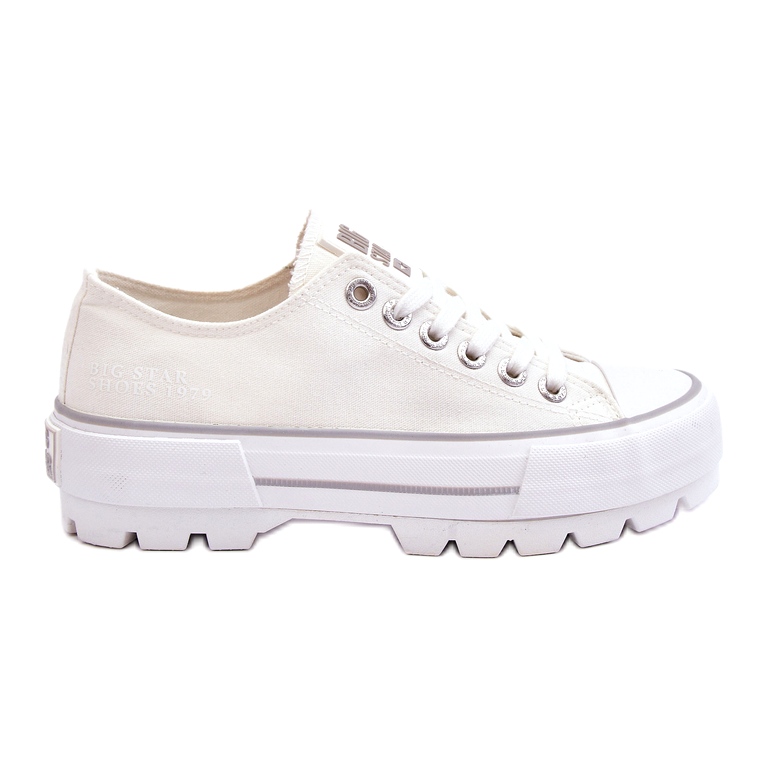 Fabric Platform Sneakers Big Star LL274150 White