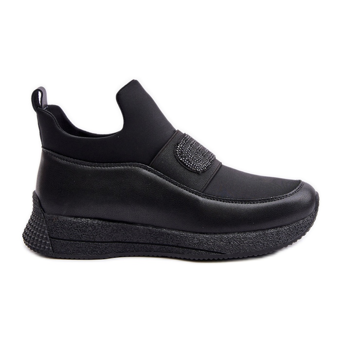 Platform Sports Shoes Leather Black Artiker 55C0035