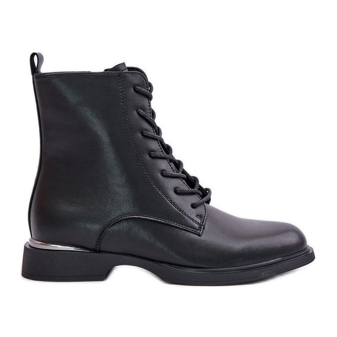 Worker Ankle Boots Insulated Women's Natural Leather Vinceza 66691 Black Worker Ankle Boots Insulated Women's Natural Leather Vinceza 66691 Black