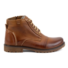 Olivier Winter Shoes Men's Leather Ankle Boots 137 Brown Olivier Winter Shoes Men's Leather Ankle Boots 137 Brown