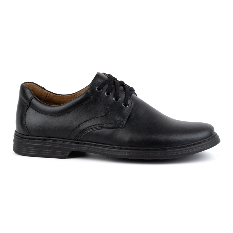 KOMODO Men's shoes made of natural leather 933K black KOMODO Men's shoes made of natural leather 933K black