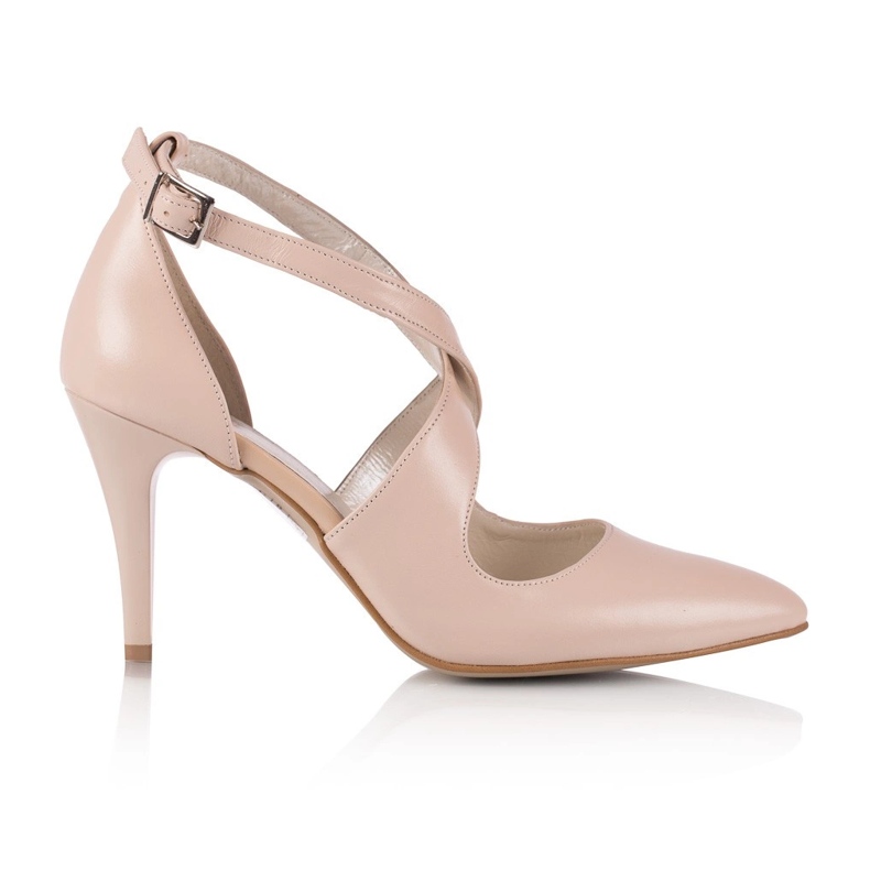 BUTDAM Xena nude powder pink dance heels with straps BUTDAM Xena nude powder pink dance heels with straps