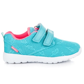 American Club Blue Sneakers with Velcro