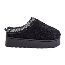 Women's Snow Boots On Platform With Embroidery Black Tirissa