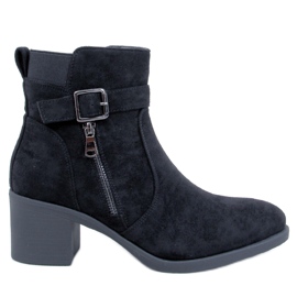 Classic high-heeled ankle boots Irving Black