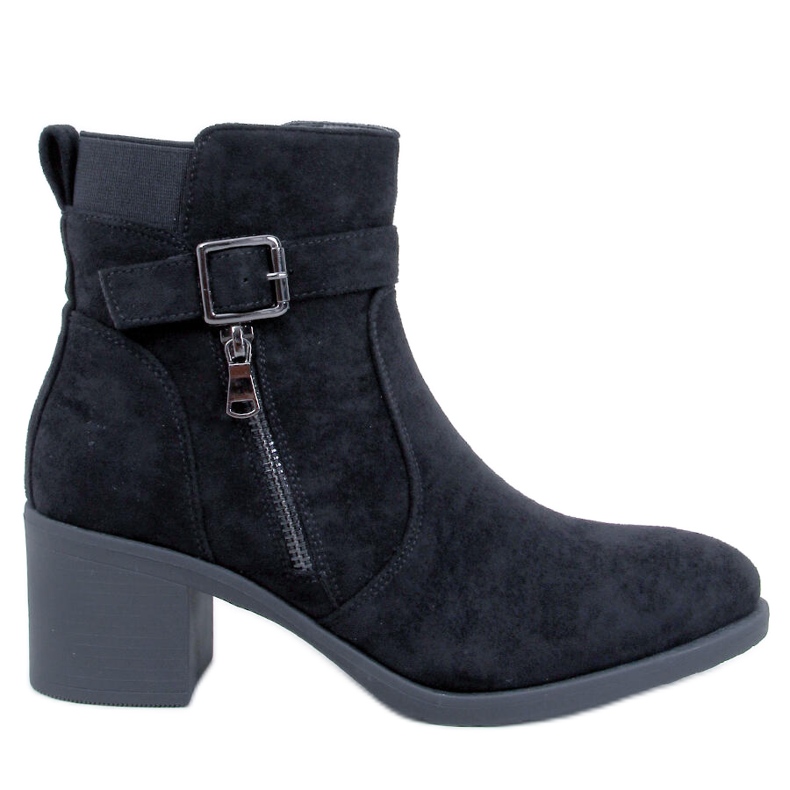 Classic high-heeled ankle boots Irving Black Classic high-heeled ankle boots Irving Black