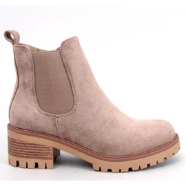 Bria Khaki Chelsea boots beige
