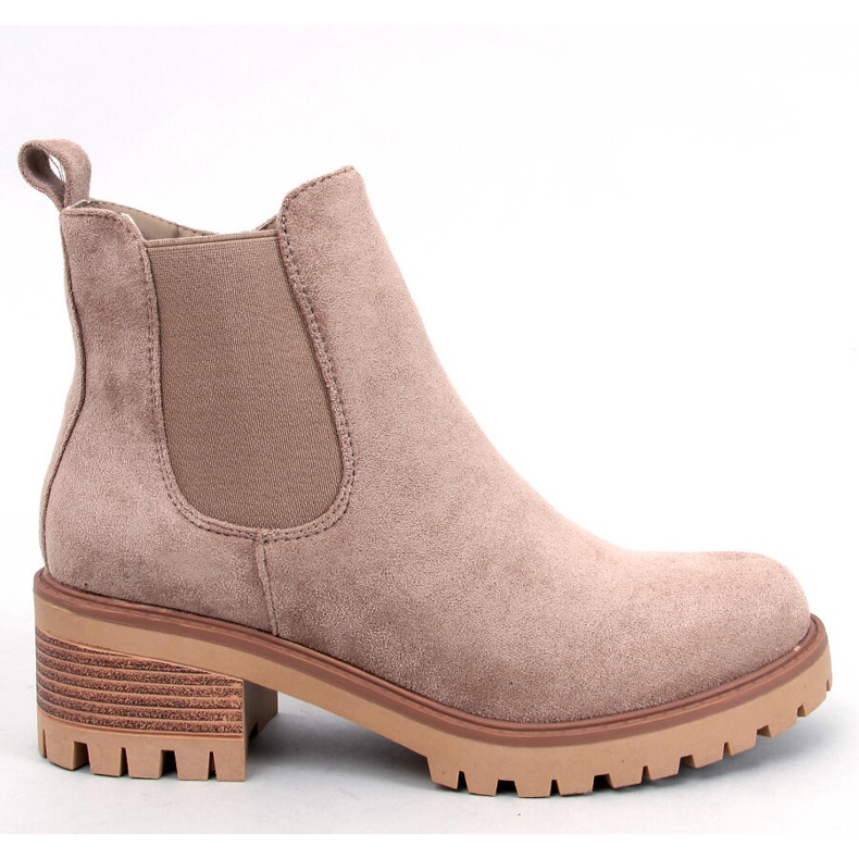 Bria Khaki Chelsea boots beige