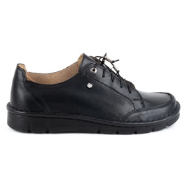 Kampol Women's leather half-boots 403/15 black Kampol Women's leather half-boots 403/15 black