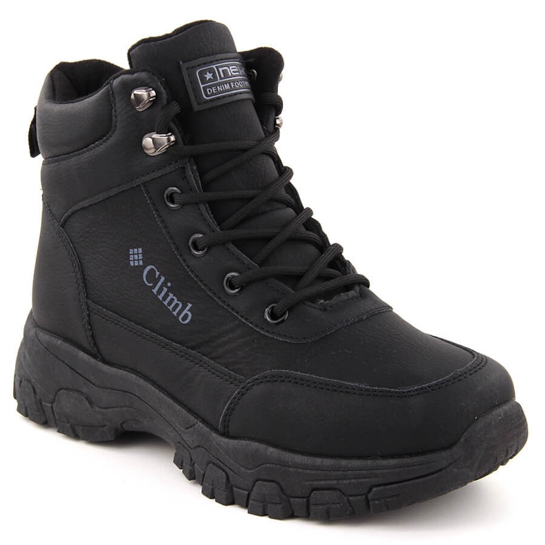 Trekking boots insulated high black NEWS 7921 Trekking boots insulated high black NEWS 7921