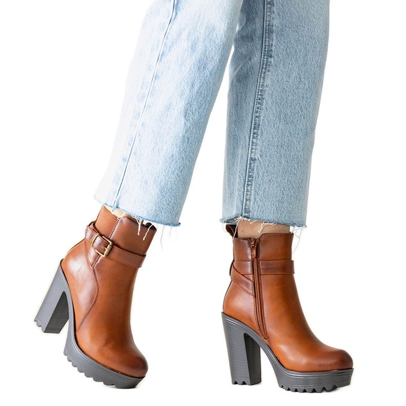 Brown high heel boots Lubena Brown high heel boots Lubena
