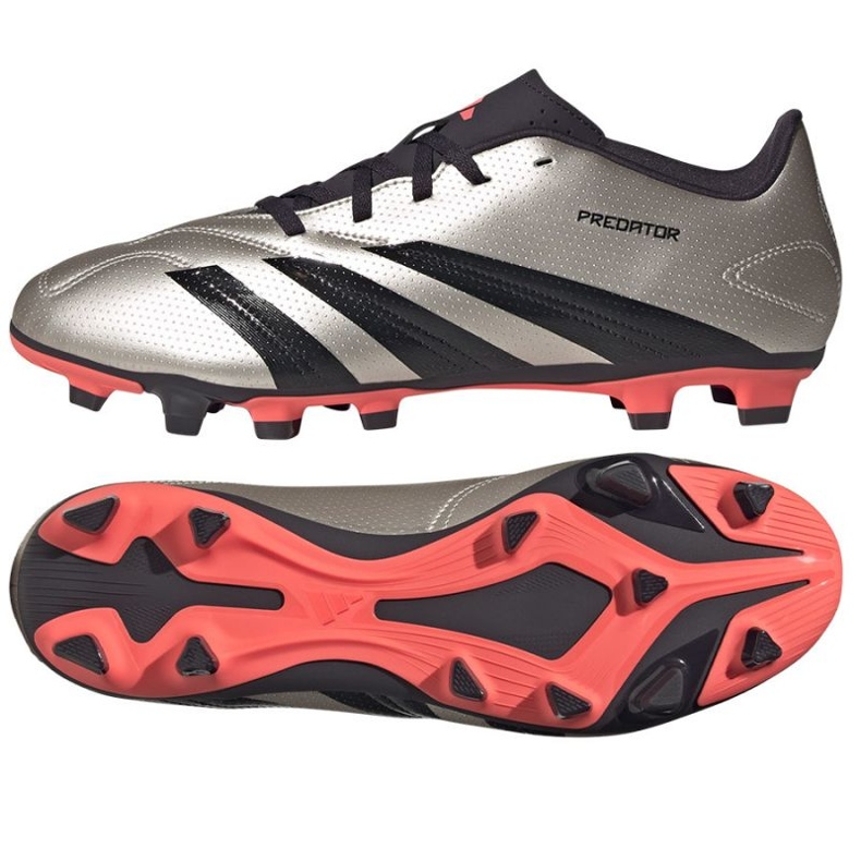 Adidas Predator Club FxG IF6341 football shoes silver Adidas Predator Club FxG IF6341 football shoes silver