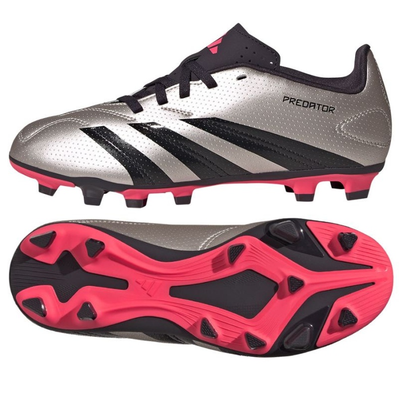 Adidas Predator Club FxG IF6423 football boots silver Adidas Predator Club FxG IF6423 football boots silver