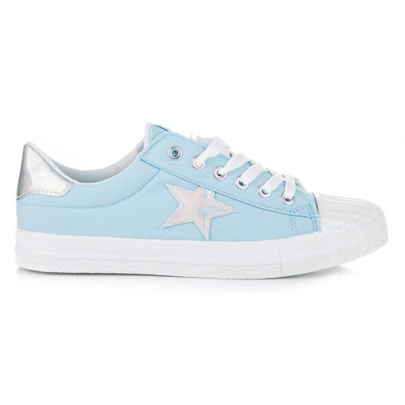 Hologram sneakers blue