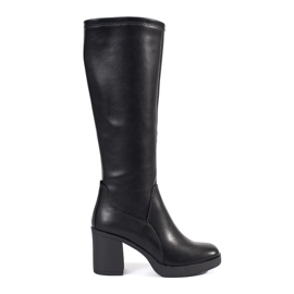 Black women's boots with a heel Sergio Leone