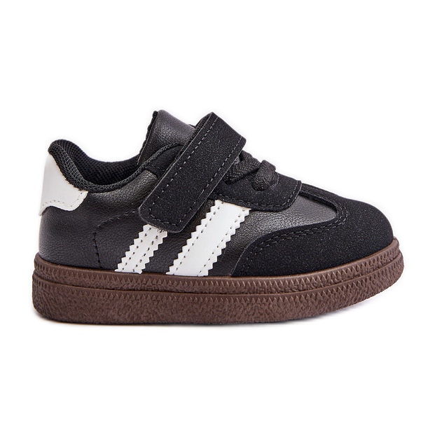 Tromella Black Velcro Children's Sneakers