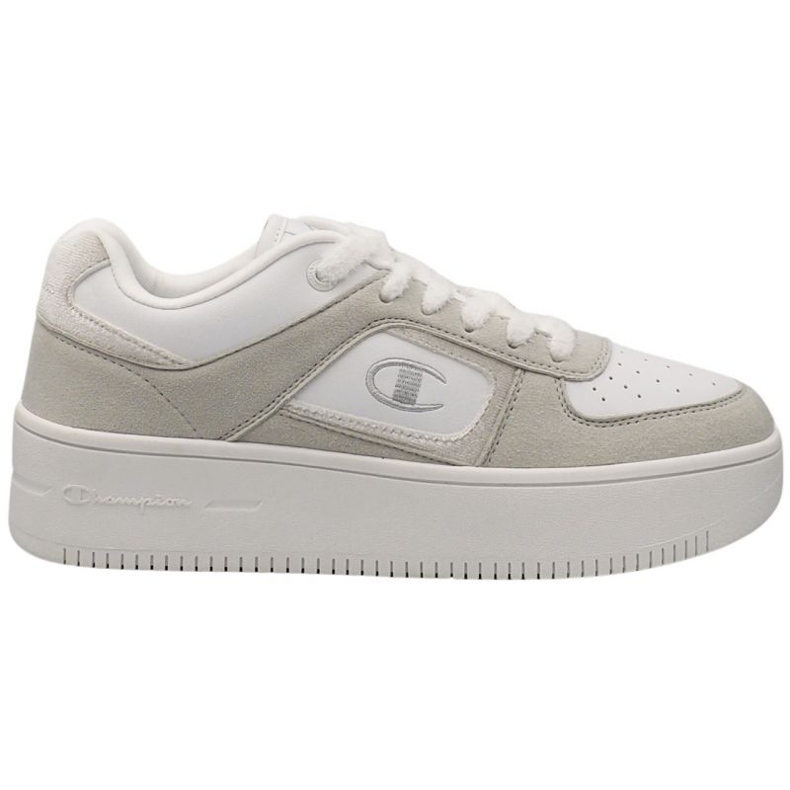 Champion Foul Play PLat Velor Low Cut S11702 ES002 shoes beige