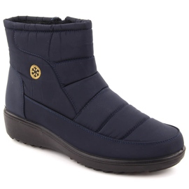 Women's navy blue snow boots Unisoft 7997 Women's navy blue snow boots Unisoft 7997