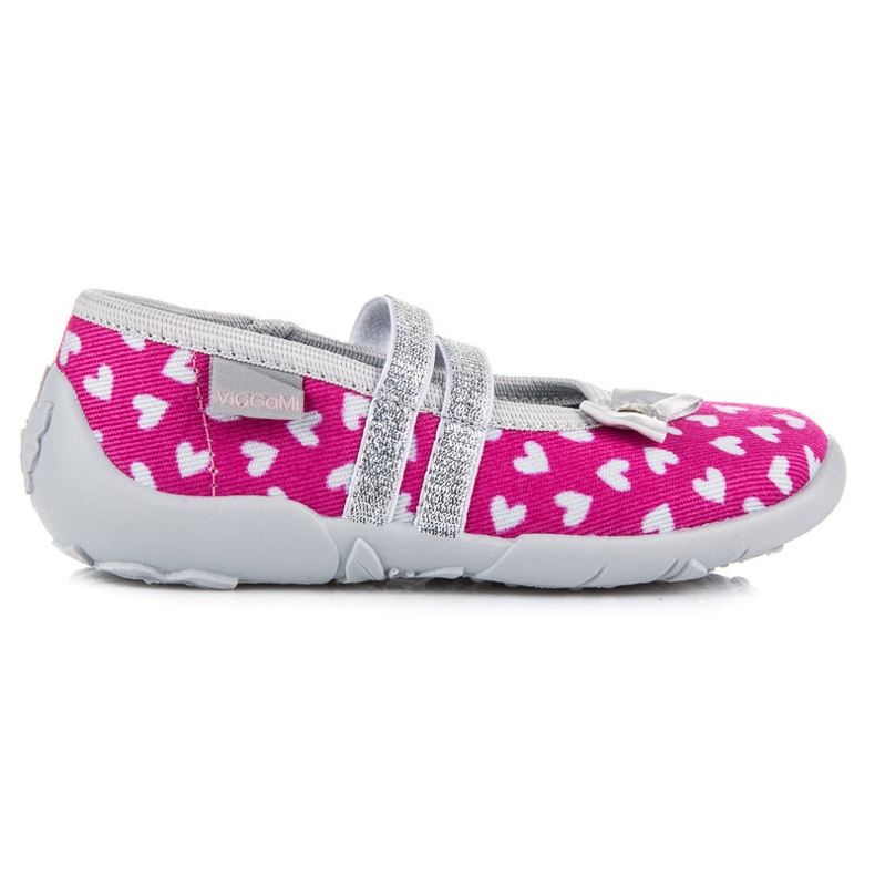 Viggami Home Ballerinas In Hearts pink