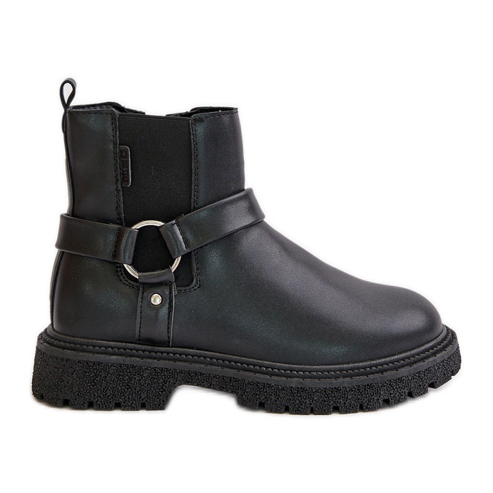 Insulated Chelsea Boots With Zipper Big Star OO274A128 Black