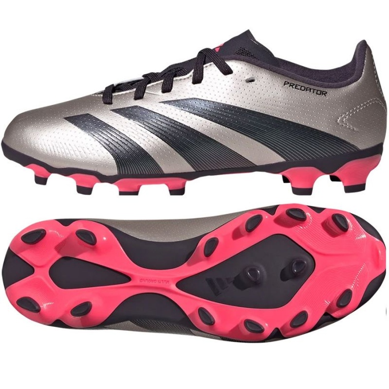 Adidas Predator League Mg IF6410 football shoes silver