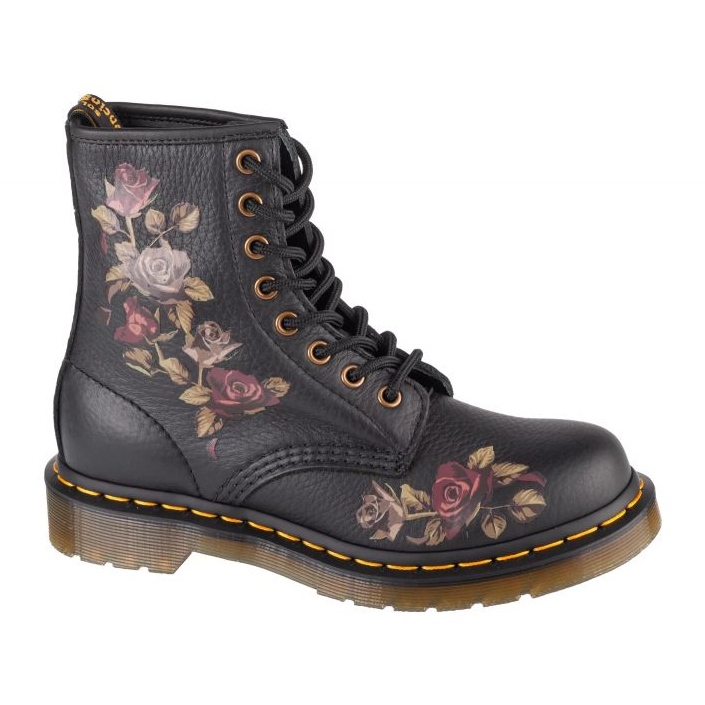 Dr. Martens Dr. shoes Martens 1460 Decayed Roses DM32070001 black