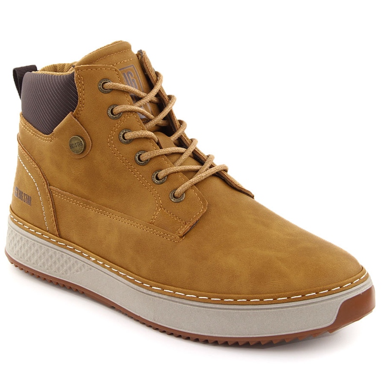 Men's high-top black sneakers Big Star OO174561