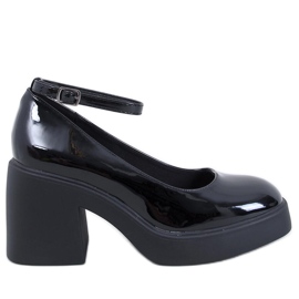 Wide heel pumps Termet Black