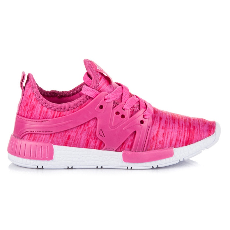American Club Children's lace-up sneakers pink