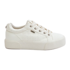 Women's Insulated Platform Sneakers Big Star OO274A464 White Women's Insulated Platform Sneakers Big Star OO274A464 White