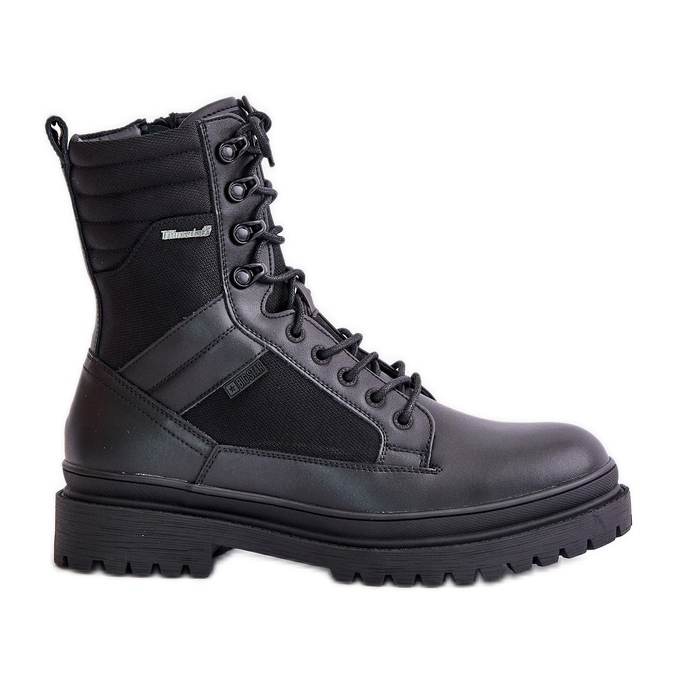 Leather Men's Insulated Boots Big Star OO174164 Black