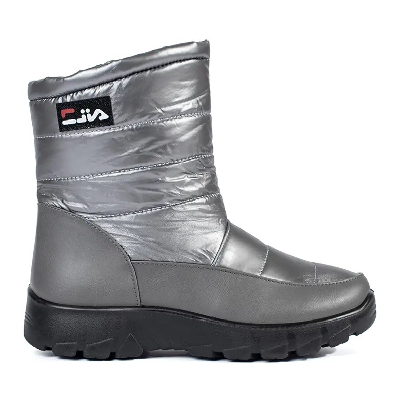 Women's gray snow boots grey