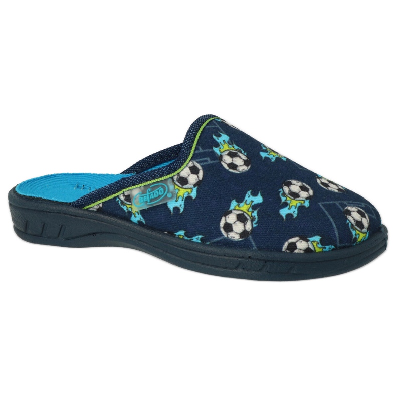 Befado colorful boys slippers 707x421 navy blue