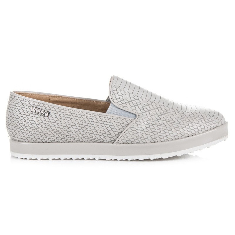 Vices Shoes with an animal motif grey