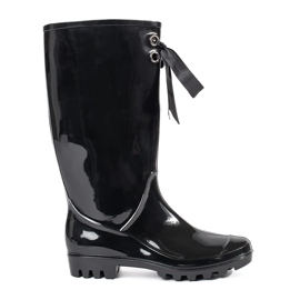 Goodin Black patent high women's Wellington boots Goodin Black patent high women's Wellington boots