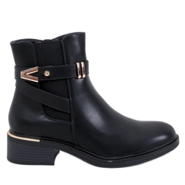 Gavins Black Pu Chelsea boots