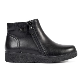 Black leather comfortable insulated boots by Sergio Leone Black leather comfortable insulated boots by Sergio Leone