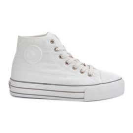 Big Star Women's Insulated Sneakers On Platform OO274A473 White Big Star Women's Insulated Sneakers On Platform OO274A473 White
