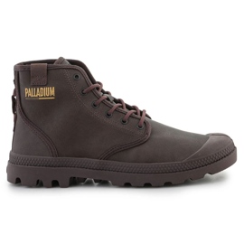 Palladium Pampa Hi Coated U 74375-249-M Dark Cocoa shoes brown