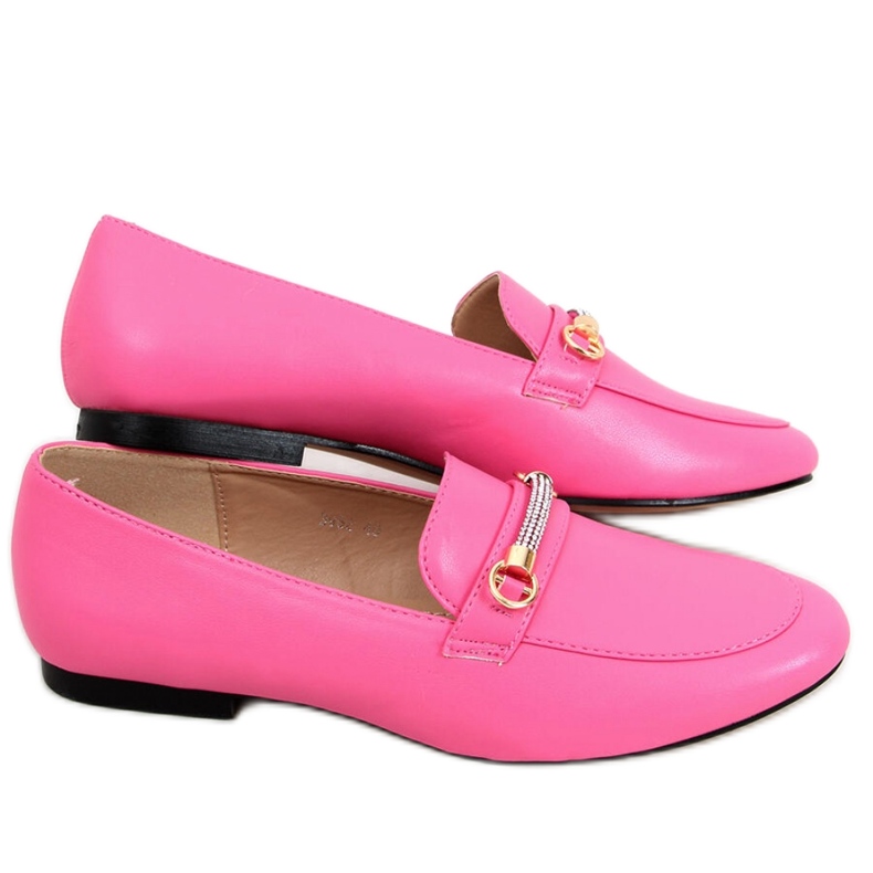 Gessa Fushia women's moccasins - Inello pink