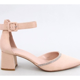 Bardini Nude ankle-strap high-heeled pumps - Inello beige Bardini Nude ankle-strap high-heeled pumps - Inello beige