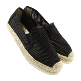 Women's Black Espadrilles 6602 Black Women's Black Espadrilles 6602 Black