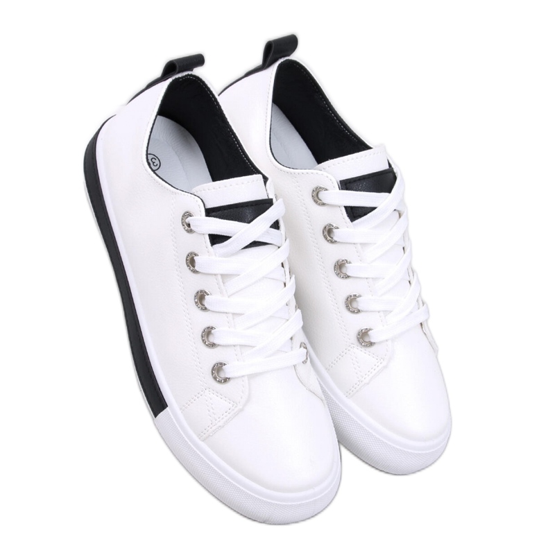 Rounds WHITE/BLACK women's sneakers