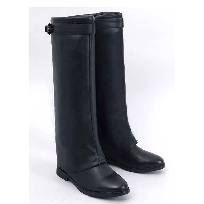 Annse Black double-cut boots - Inello