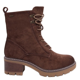 Reed Green comfortable high heel ankle boots brown Reed Green comfortable high heel ankle boots brown